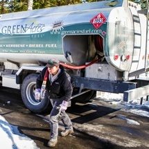 Heating oil delivery driver.